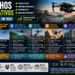 Os 7 nichos mais lucrativos de drone no Brasil em 2026