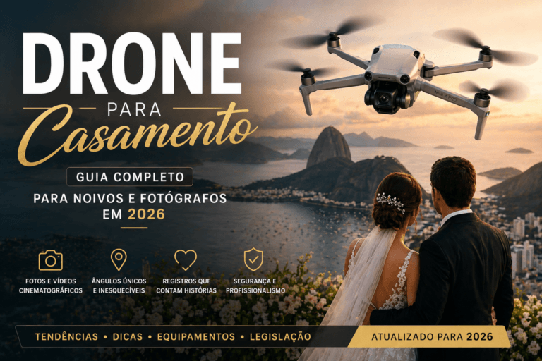 Drone para Casamento: Guia Completo para Noivos e Fotógrafos
