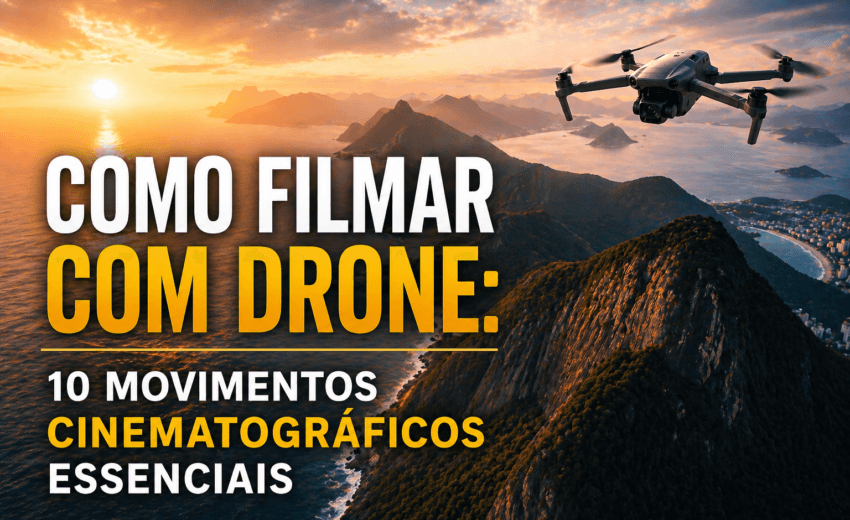 Como filmar com drone: 10 movimentos cinematográficos essenciais
