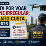 Multa Drone Irregular 2026: Valores, Lei e Casos Reais