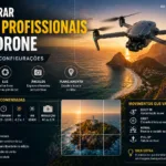 Como tirar fotos profissionais com drone: técnicas e configurações