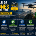 Nova lei de drones no Brasil 2026: tudo que mudou