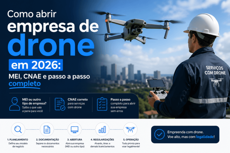 como abrir empresa drone