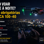 Drone Voo Noturno em 2026: Luzes Obrigatórias e ICA 100-40