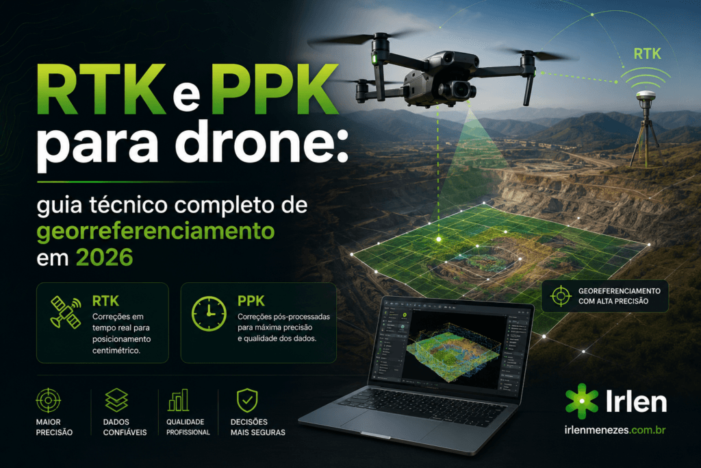 RTK e PPK para Drone: Guia Técnico de Georreferenciamento (2026)