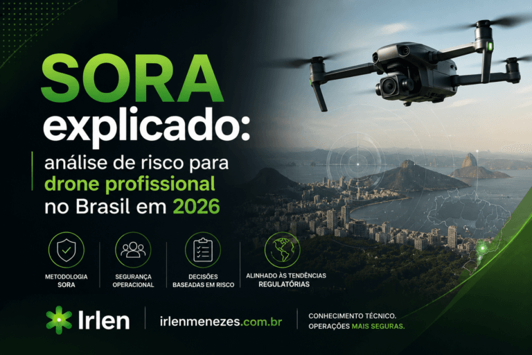 SORA explicado: análise de risco para drone profissional no Brasil em 2026