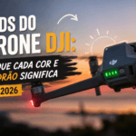 LEDs do drone DJI: o que cada cor e padrão significa em 2026