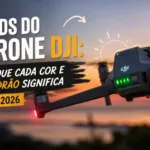 LEDs do drone DJI: o que cada cor e padrão significa em 2026