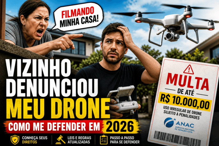 Vizinho Denunciou Meu Drone: Como Me Defender em 2026