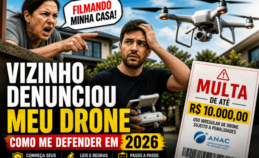 Vizinho Denunciou Meu Drone: Como Me Defender em 2026