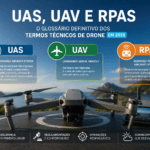 UAS, UAV e RPAS: o glossário definitivo dos termos técnicos de drone em 2026