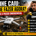 Drone caiu: o que fazer agora (passo a passo emergencial)
