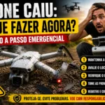 Drone caiu: o que fazer agora (passo a passo emergencial)