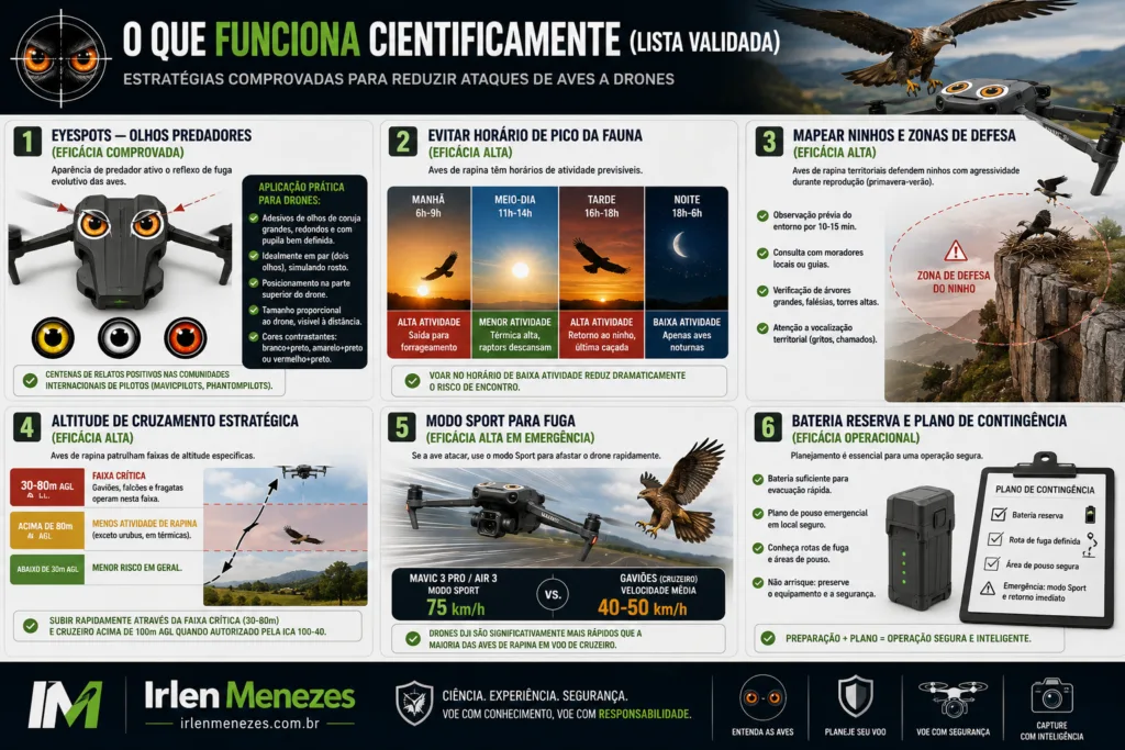 Comparação entre espantalho fixo e drone em voo quanto à eficácia contra aves