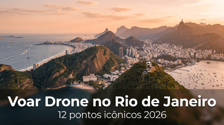 Voar drone no Rio de Janeiro: guia dos 12 pontos icônicos em 2026 — voar drone Rio de Janeiro