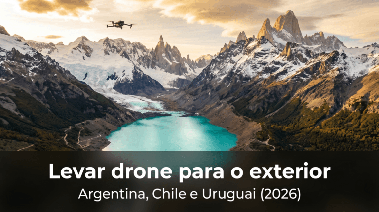 Levar drone para o exterior