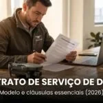 Contrato de Servico de Drone, modelo e clausulas essenciais para piloto profissional