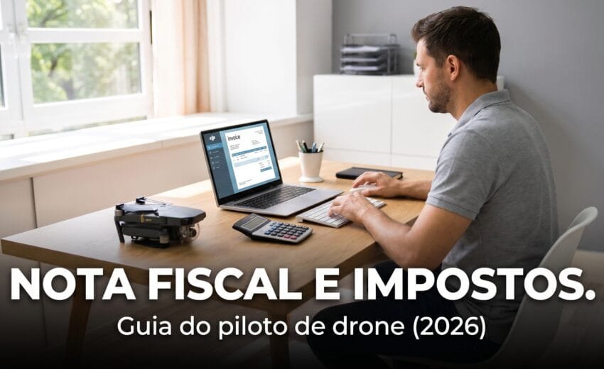 Nota fiscal e impostos do piloto de drone: o guia completo de 2026