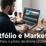 Portfólio e Marketing — portfólio de piloto de drone
