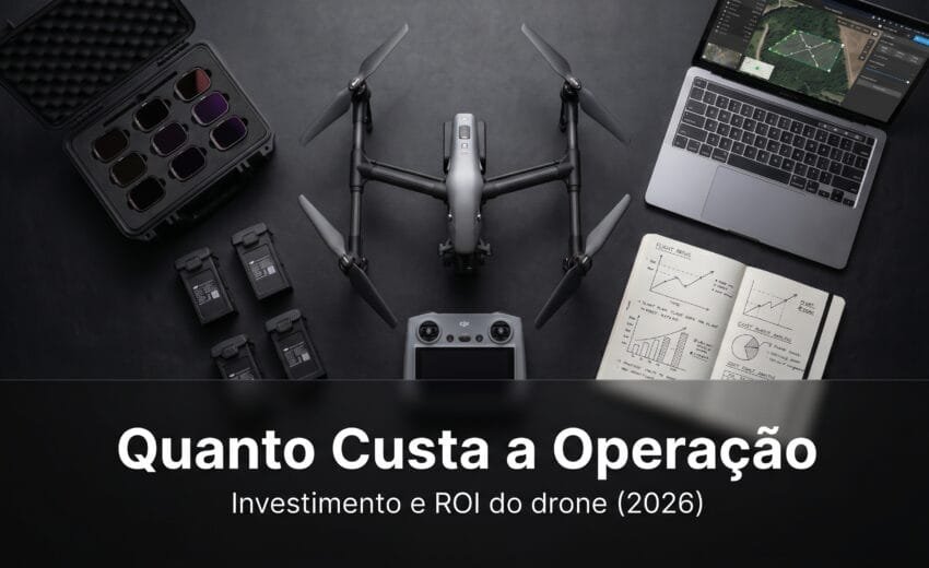Quanto custa montar uma operação de drone profissional em 2026: investimento e retorno