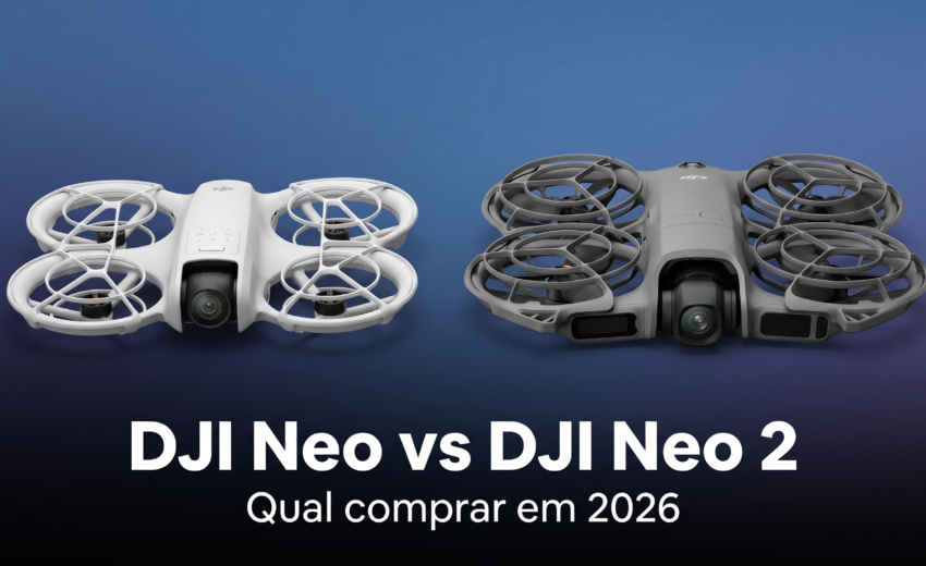 DJI Neo vs DJI Neo 2: qual drone de entrada comprar em 2026?