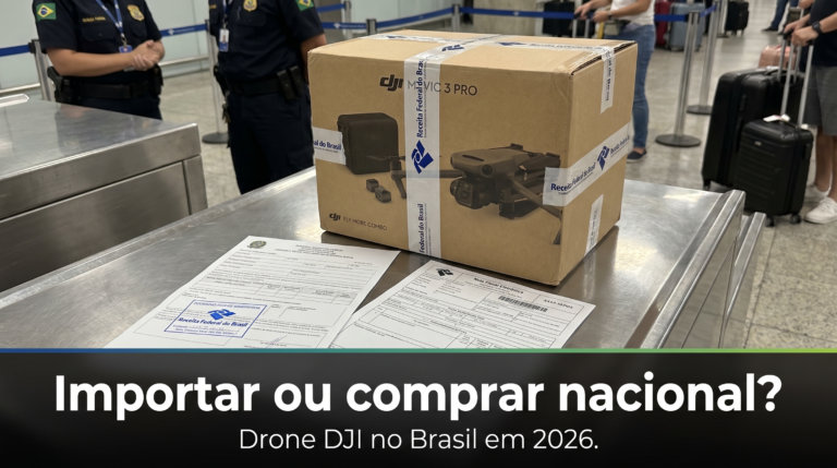 Importar ou comprar nacional? — importar drone DJI ou comprar nacional