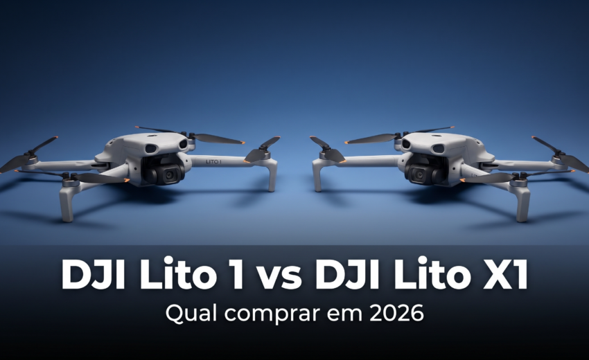 DJI Lito 1 vs DJI Lito X1: qual comprar em 2026?