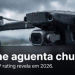 Drone aguenta chuva?