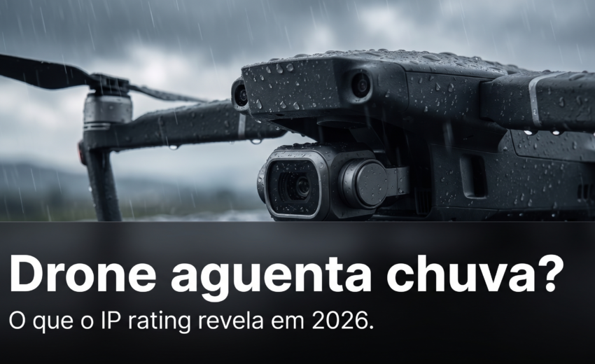 Drone aguenta chuva? O que o IP rating dos drones DJI revela (2026)