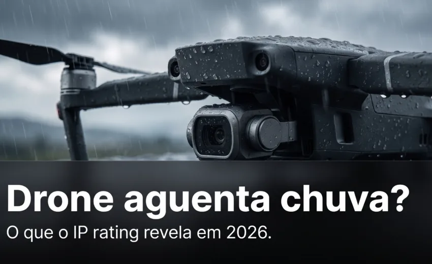 Drone aguenta chuva? O que o IP rating dos drones DJI revela (2026)