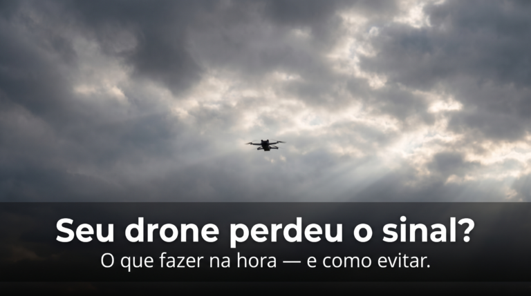 Seu drone perdeu o sinal?