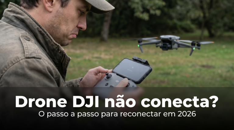 Drone DJI não conecta? — drone DJI não conecta no celular