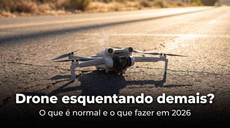 Drone esquentando demais? — drone DJI superaquecendo