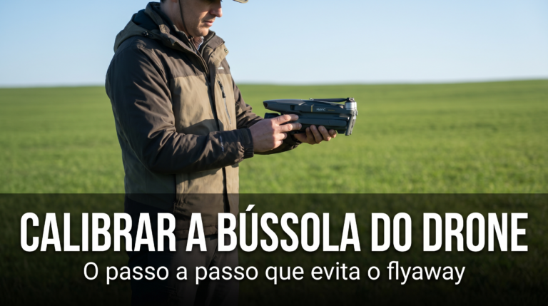 Calibrar a bússola do drone — calibrar bússola drone DJI