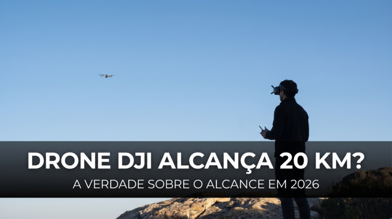 Drone DJI alcança 20 km? — alcance real drone DJI