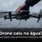 Drone caiu na água?