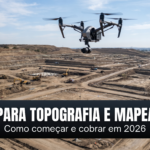Drone para topografia e mapeamento