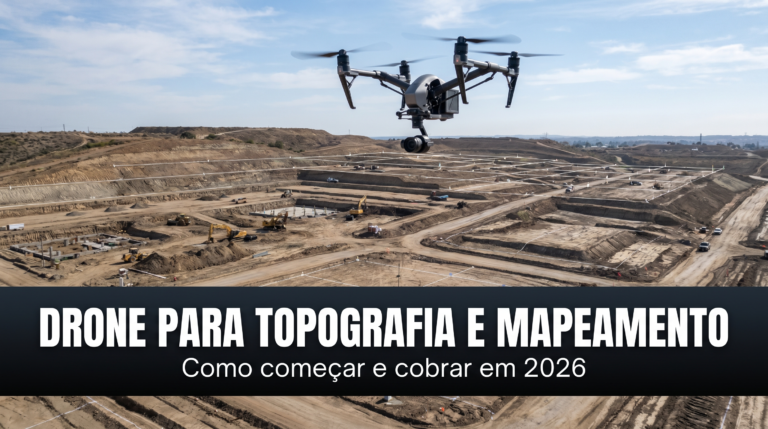 Drone para topografia e mapeamento
