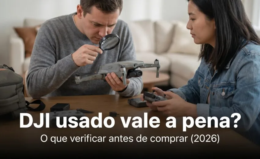 DJI usado vale a pena? O que verificar antes de comprar (2026)