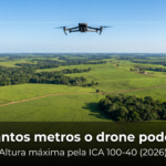 Até quantos metros o drone pode subir? — altura máxima drone