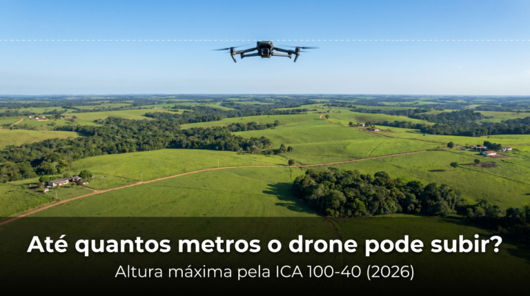 Até quantos metros o drone pode subir? — altura máxima drone