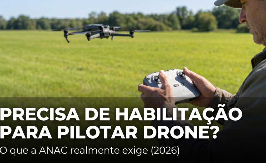 Precisa de Habilitação para Pilotar Drone no Brasil? A Verdade (2026)