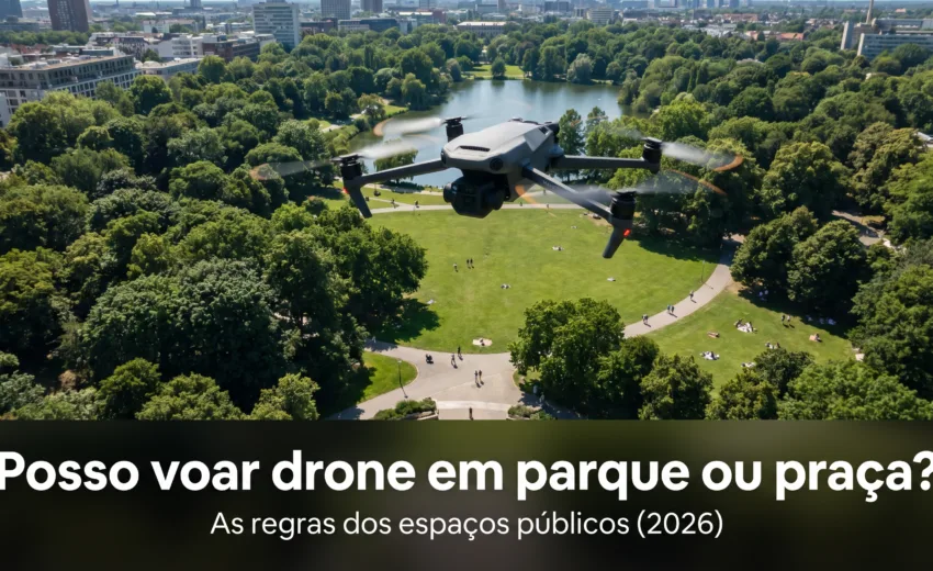 Posso Voar Drone em Parque ou Praça Pública? As Regras de 2026