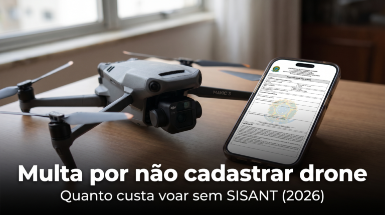 Multa por não cadastrar drone