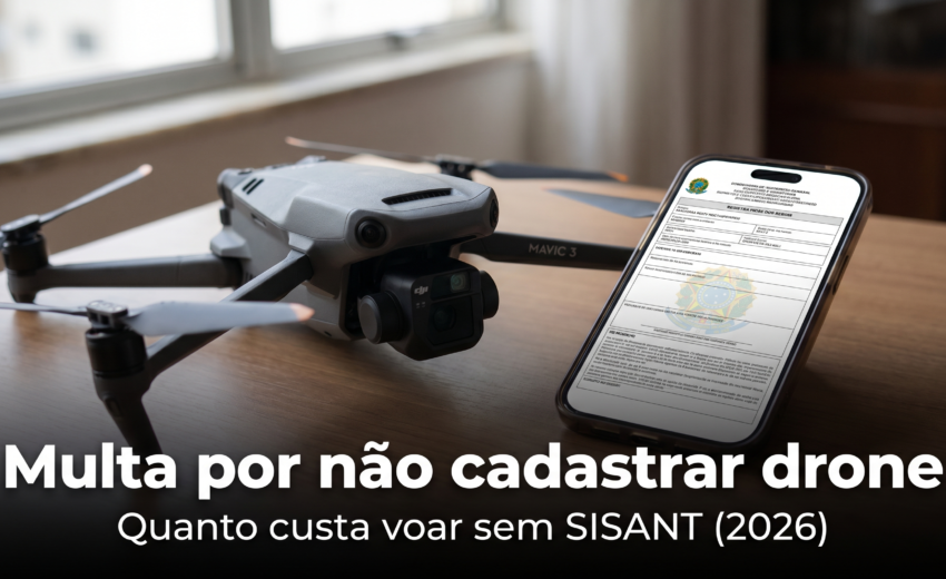 Multa por Não Cadastrar Drone no SISANT: Quanto Custa em 2026