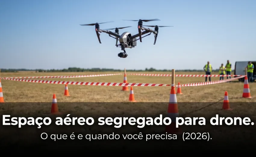Espaço Aéreo Segregado para Drone: O Que É e Quando Você Precisa (2026)