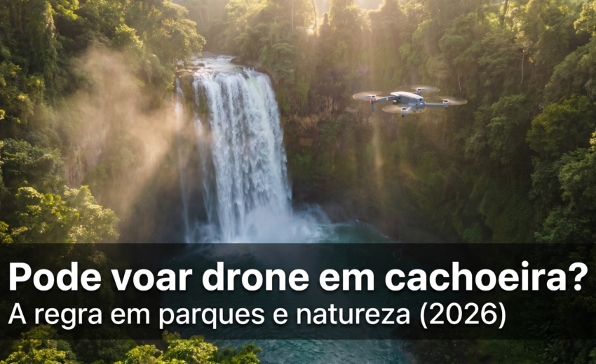 Pode Voar Drone em Cachoeira, Trilha ou Parque Natural? (2026)