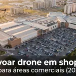 Pode voar drone em shopping?