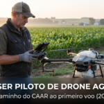 Como ser piloto de drone agrícola