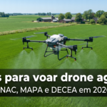 Regras para voar drone agrícola — regras drone agrícola